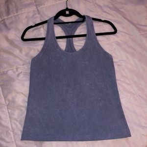 Blue lululemon tank top size 8 (fits like 6)